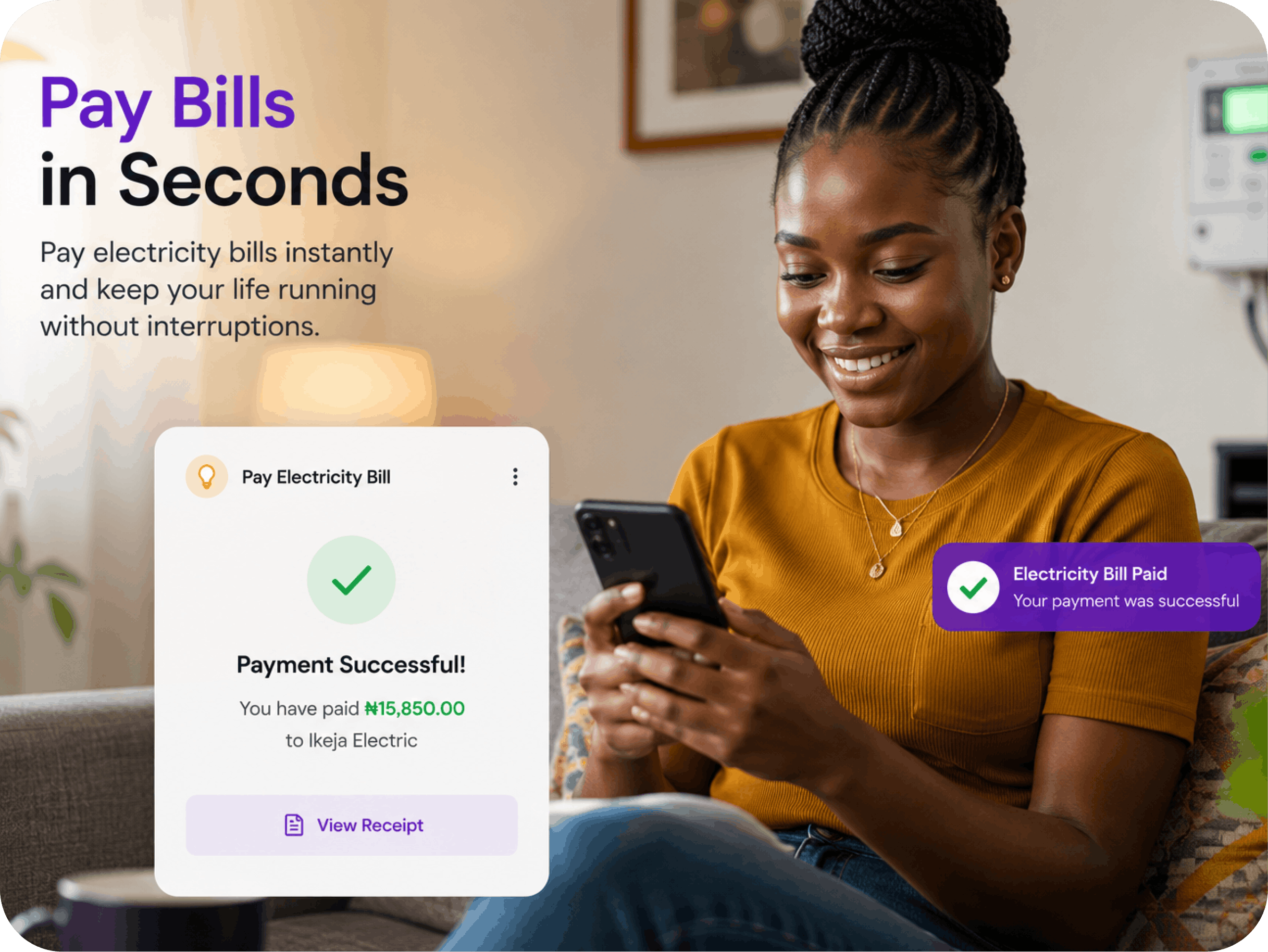 Pay Bills in Seconds with PeerPurse